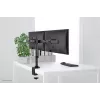 Brazo para monitor Neomounts FPMA-DCB100D negro 10-27 inch, pinza/pasacables de mesa, 10 kg, 25,4 cm (10 inch), 68,6 cm (27 inch), 100 x 100 mm, negro