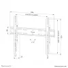 Soporte de pared para TV Neomounts WL30S-850BL16 42-86