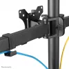 Soporte para monitor Neomounts FPMA-D550D3 negro 10-27 inch, pinza de mesa/pasacables de mesa, 6 kg, 25,4 cm (10 inch), 68,6 cm (27 inch), 100 x 100 mm, negro