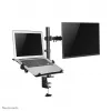 Brazo para monitor Neomounts FPMA-D550NOTEBOOK con soporte para portátil 10-32