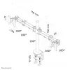 Neomounts FPMA-D960D Brazo de monitor 10-27