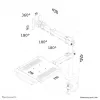 Neomounts FPMA-D960NOTEBOOK Soporte de monitor con soporte para portátil 10-27