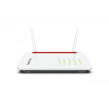 Router FRITZ 6850 5G WLAN Gigabit Ethernet Dualband (2,4 GHz / 5 GHz) Negro, Rojo, Blanco