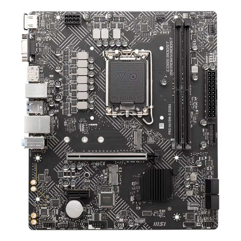 MSI PRO H610M-G DDR4 Placa base Intel H610 LGA 1700 micro ATX