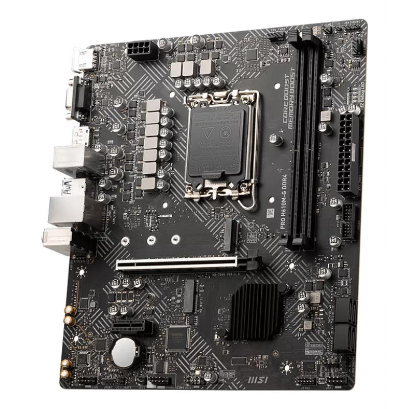 MSI PRO H610M-G DDR4 Placa base Intel H610 LGA 1700 micro ATX
