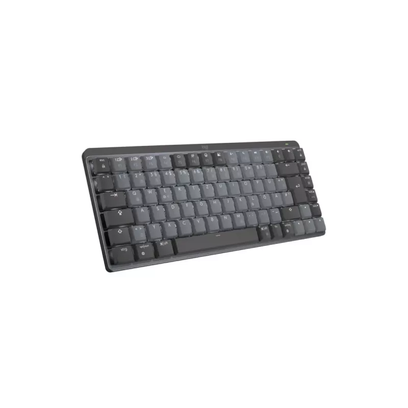LOGITECH Mx Mechanical Mini Teclado inalámbrico iluminado minimalista - Graphite Tactile Quiet Qwertz Alemán