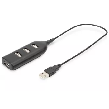DIGITUS HUB USB DE 4 PUERTOS USB 2.0 (AB-50001-1)