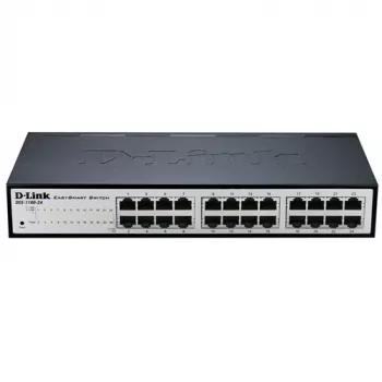 D-Link DGS-1100-24V2 Managed L2 Gigabit Ethernet (10/100/1000) 1U negro, gris