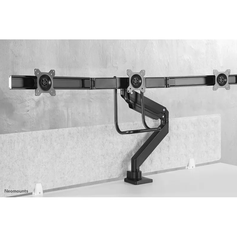 Neomounts NM-D775DX3 negro brazo para monitor 17-27 pulgadas - gas - Topfix - tope 180°