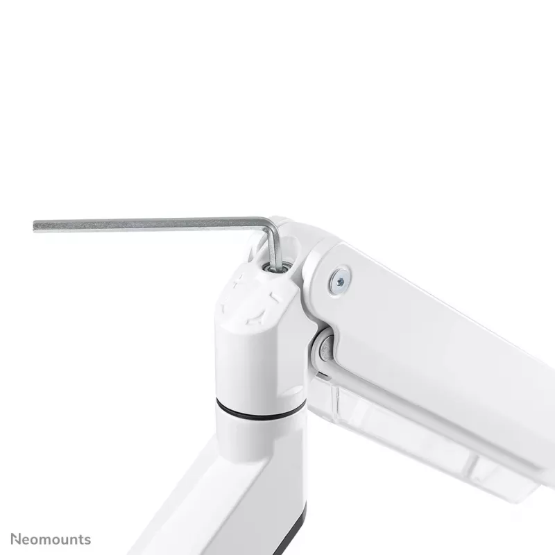 Neomounts NM-D775WHITEPLUS brazo para monitor 10-49 pulgadas - gas - Topfix - tope 180°