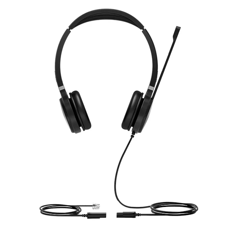 Yealink YHS36 auricular con cable diadema oficina/callcenter negro, plata