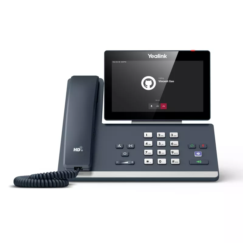Yealink MP58 Microsoft Teams Edition, teléfono IP, gris, auricular con cable, escritorio, Android, Microsoft Teams