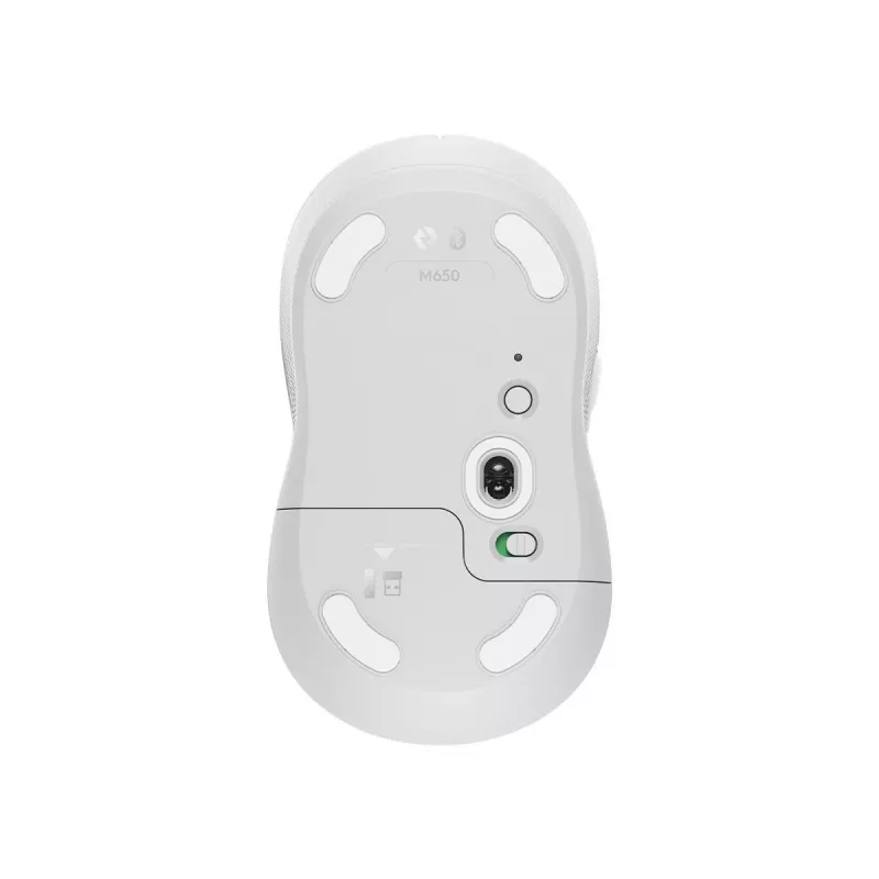 LOGITECH Signature M650 ratón inalámbrico off-white