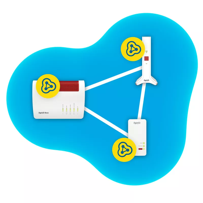 Repetidor 3000 AX repetidor de red 2400 Mbit/s blanco