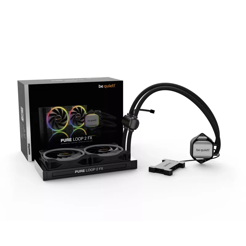 be quiet Pure Loop 2 FX 240mm refrigeración líquida todo en uno para procesador 12 cm negro 1 ud.