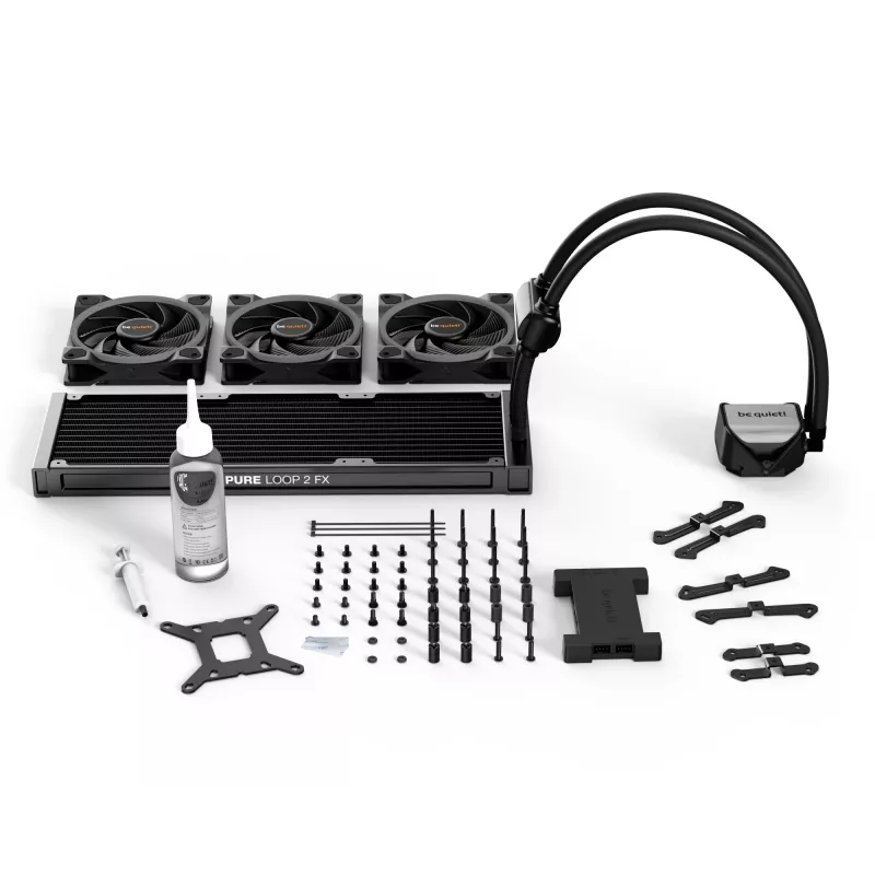 be quiet Pure Loop 2 FX 360mm refrigeración líquida todo en uno para procesador 12 cm negro 1 ud.