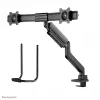 Neomounts DS75-450BL2 soporte de monitor 17-32 pulgadas - pistón de gas - fijación a mesa - tope de 180°