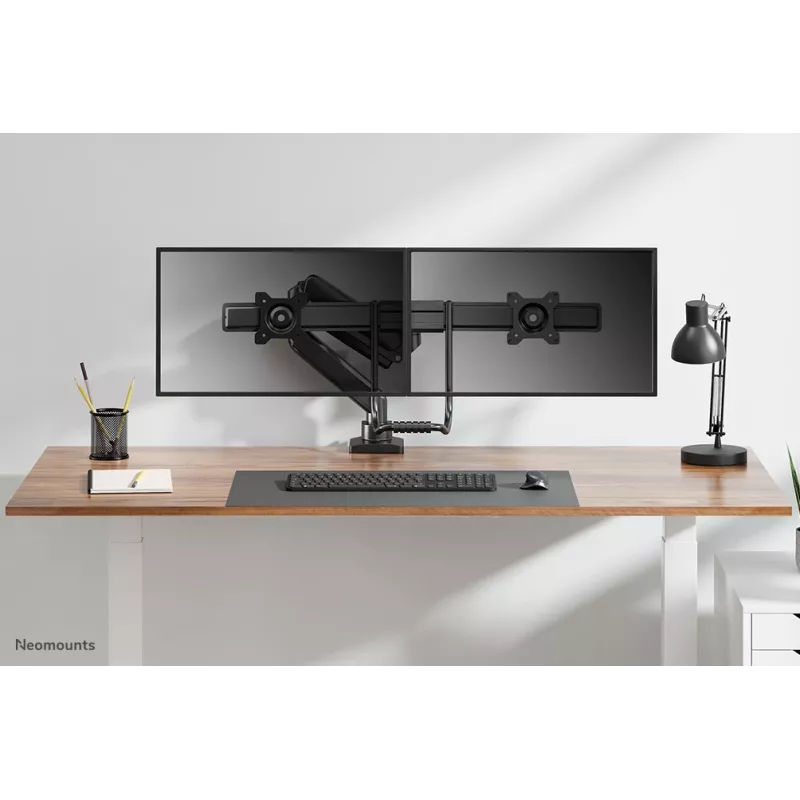 Neomounts DS75-450BL2 soporte de monitor 17-32 pulgadas - pistón de gas - fijación a mesa - tope de 180°
