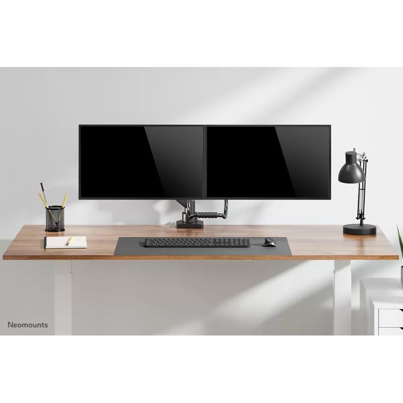 Neomounts DS75-450BL2 soporte de monitor 17-32 pulgadas - pistón de gas - fijación a mesa - tope de 180°