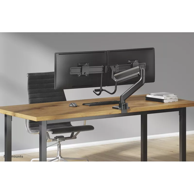 Neomounts DS75-450BL2 soporte de monitor 17-32 pulgadas - pistón de gas - fijación a mesa - tope de 180°