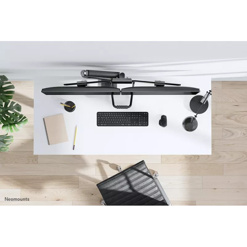 Neomounts DS75-450BL2 soporte de monitor 17-32 pulgadas - pistón de gas - fijación a mesa - tope de 180°