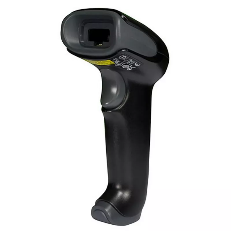 HONEYWELL lector de códigos de barras Voyager 1250g kit USB - incluye escáner negro 1250g y cable espiral USB Type-A 3m y soporte de presentación Flex-Neck y documentación
