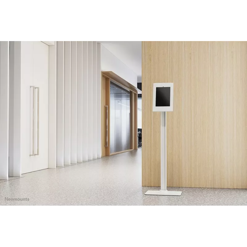 Neomounts FL15-650WH1 soporte de suelo para tablet 9,7-11 pulgadas – con cerradura