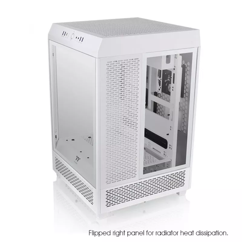 Thermaltake Ceres 500 TG ARGB Snow caja Midi Tower para PC, blanca