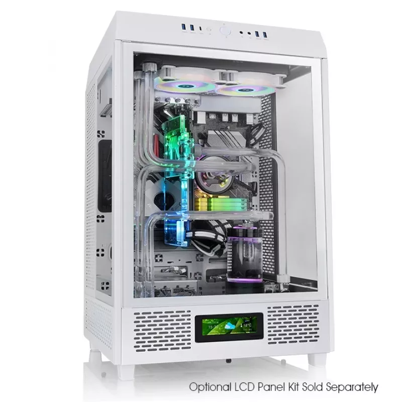 Thermaltake Ceres 500 TG ARGB Snow caja Midi Tower para PC, blanca