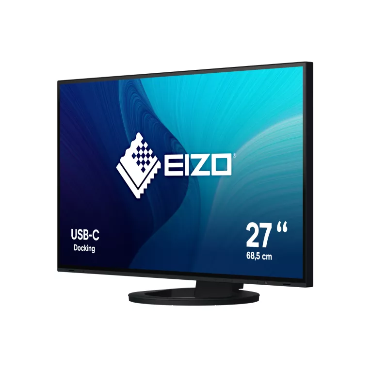 EIZO FlexScan EV2781-BK monitor de ordenador 68,6 cm (27 pulgadas) 2560 x 1440 píxeles Quad HD LCD negro
