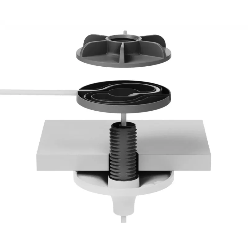 Logitech Mic Pod Pendant Mount (952-000123) soporte de techo para Rally Mic Pod, blanco