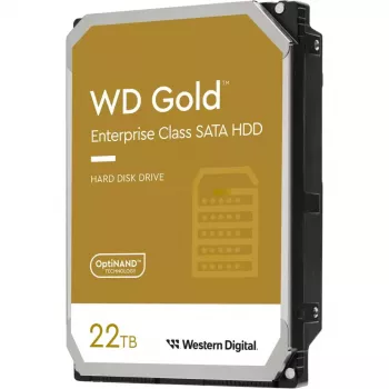 WESTERN DIGITAL disco duro - WD Gold WD221KRYZ - 22 TB - SATA 6 Gb/s - 3,5 pulgadas - 7200 rpm - 512 MB búfer