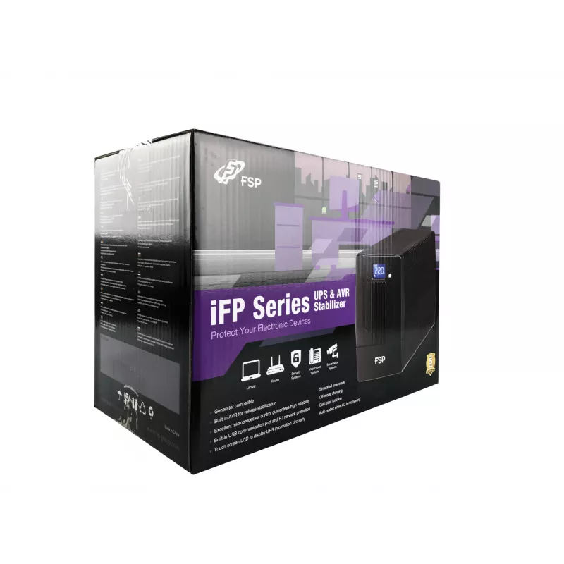 FSP iFP 1500 sistema de alimentación ininterrumpida (SAI) Line-Interactive 1,5 kVA 900 W 2 salidas AC