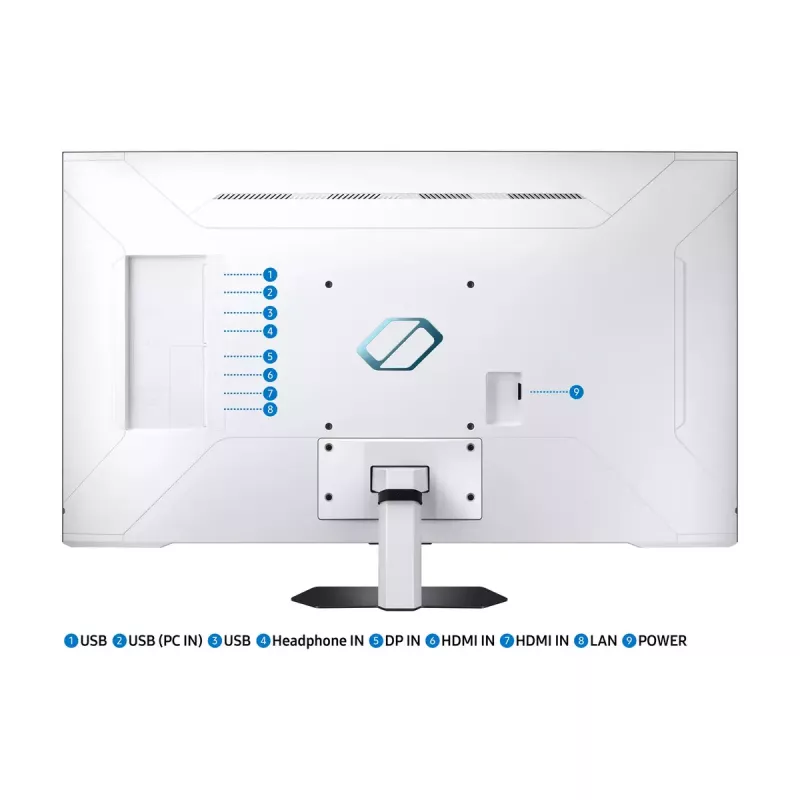 Samsung S43CG700NU Monitor de ordenador 109,2 cm (43 inch) 3840 x 2160 píxeles 4K Ultra HD LED Negro, Blanco
