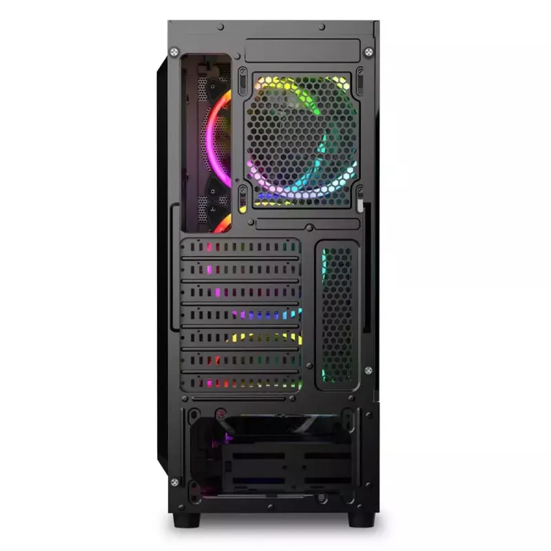Caja de PC Sharkoon RGB Wave Desktop Negro