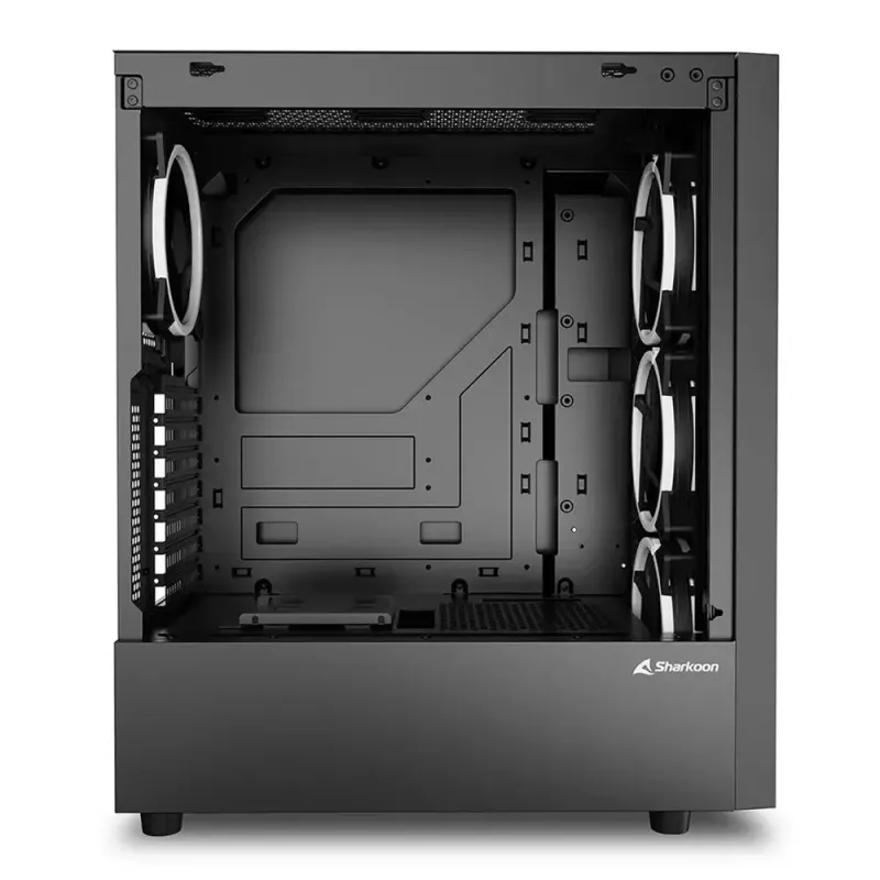 Caja de PC Sharkoon RGB Wave Desktop Negro