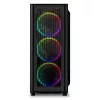Caja de PC Sharkoon RGB Wave Desktop Negro