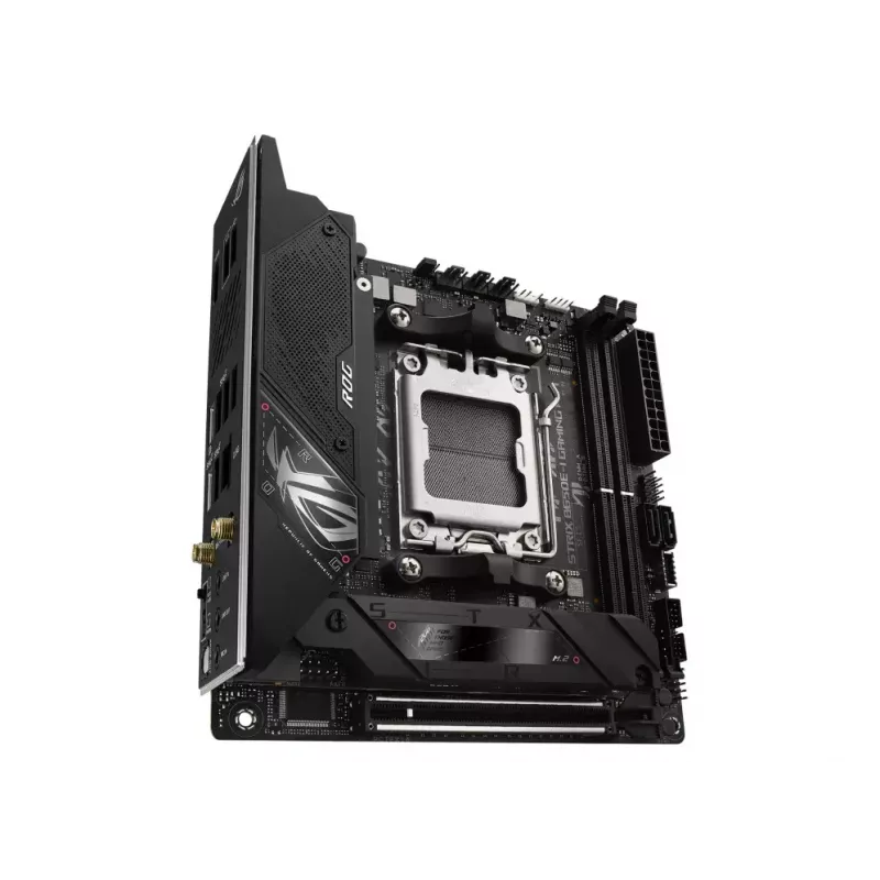 Placa base ASUS ROG STRIX B650E-I GAMING WIFI mini ITX — AMD B650, Socket AM5, DDR5, 2x M.2, Wi‑Fi 6E, LAN 2,5 Gb
