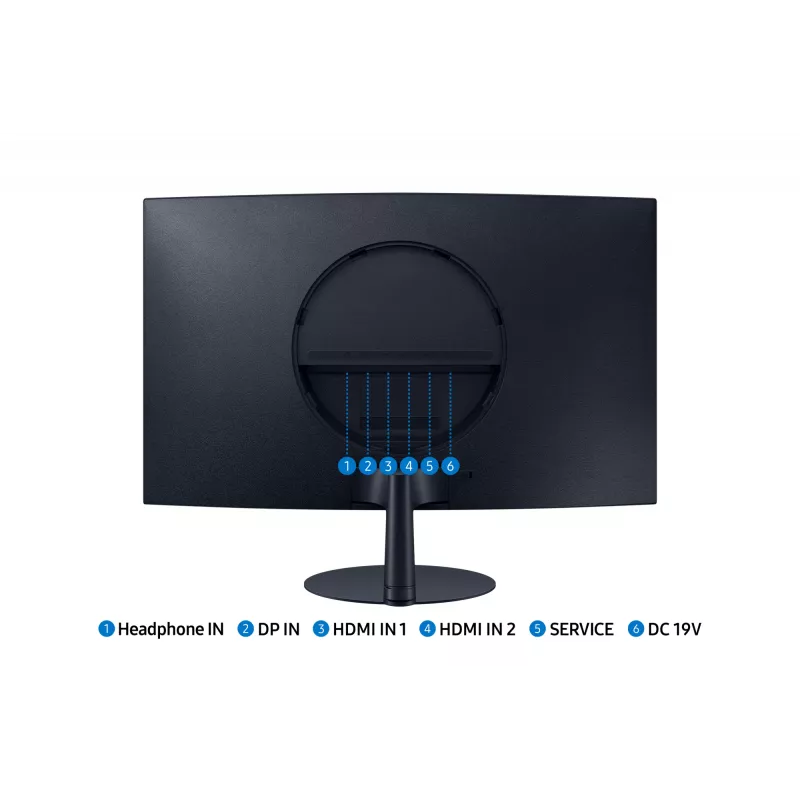 Samsung S39C Monitor de ordenador 68,6 cm (27 inch) 1920 x 1080 píxeles Full HD LED Negro