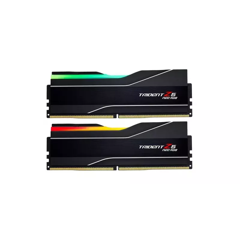 DIMM 32 GB DDR5-6000 (2x 16 GB) Dual-Kit, memoria RAM negra, F5-6000J3636F16GX2-TZ5NR, Trident Z NEO RGB, AMD EXPO