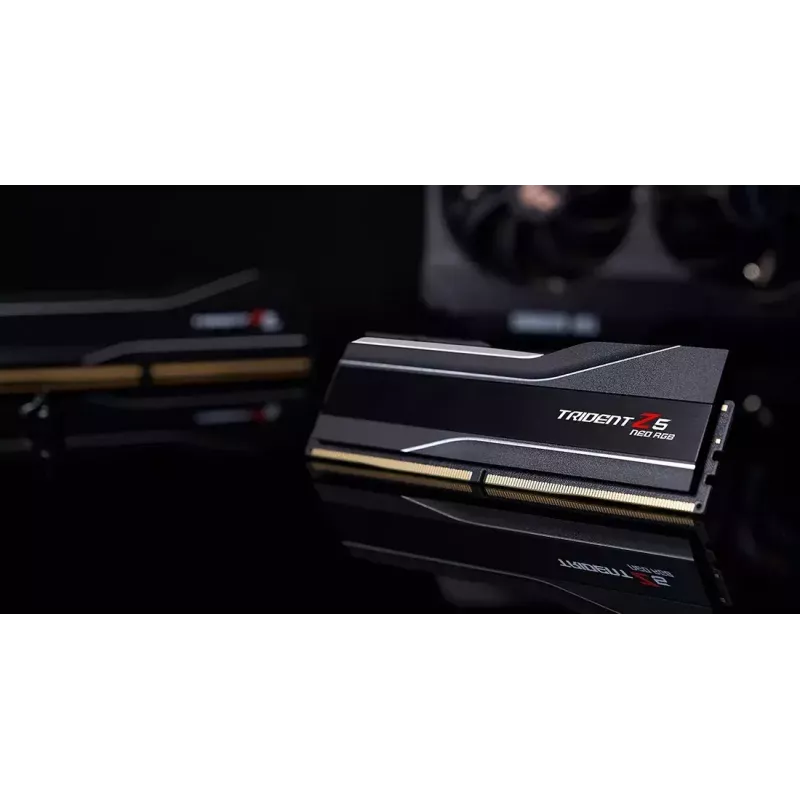 DIMM 32 GB DDR5-6000 (2x 16 GB) Dual-Kit, memoria RAM negra, F5-6000J3636F16GX2-TZ5NR, Trident Z NEO RGB, AMD EXPO