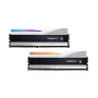 DIMM 32 GB DDR5-6400 (2x 16 GB) Dual-Kit, memoria RAM plateada, F5-6400J3239G16GX2-TZ5RS, Trident Z5 RGB, INTEL XMP
