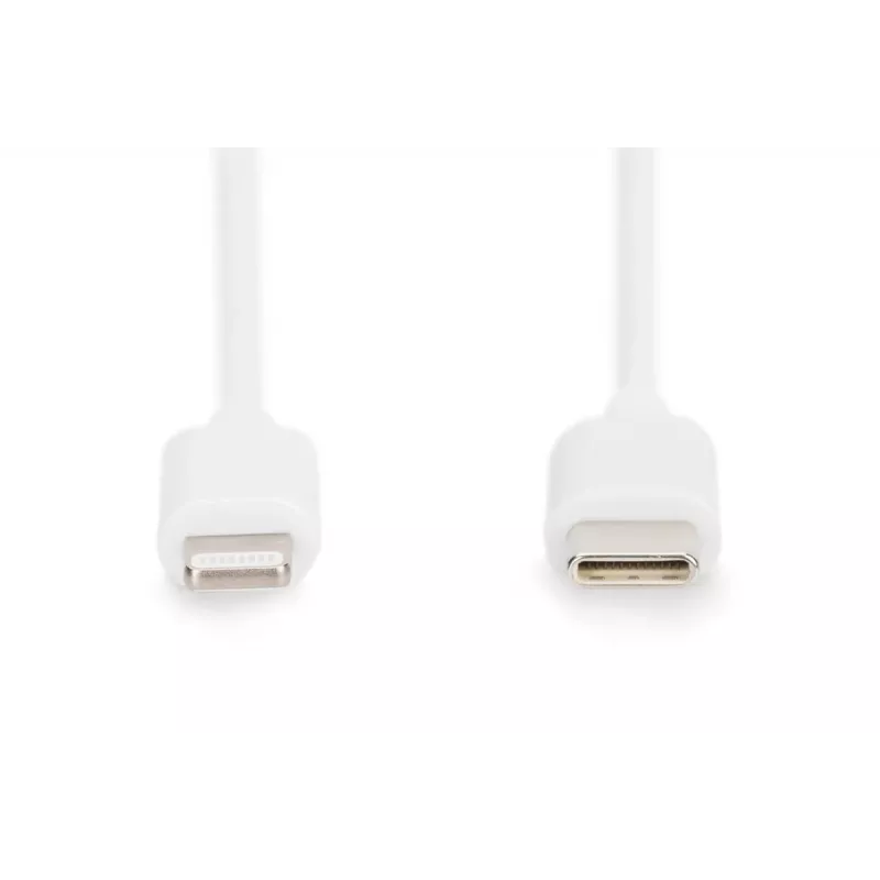 Cable de carga USB-C – Lightning Digitus Data DB-600109-010-W