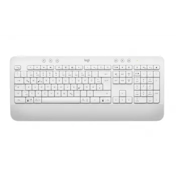 LOGITECH Signature K650 Teclado inalámbrico - Off-white - Alemán Qwertz
