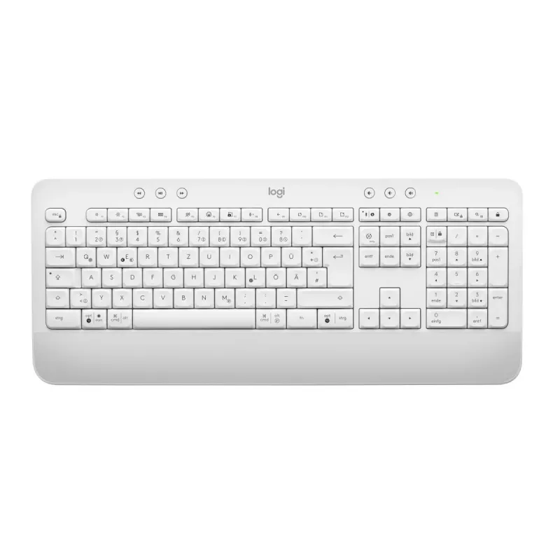 LOGITECH Signature K650 Teclado inalámbrico - Off-white - Alemán Qwertz