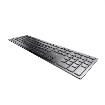 CHERRY KW 9100 teclado fino universal RF Wireless + Bluetooth QWERTZ negro