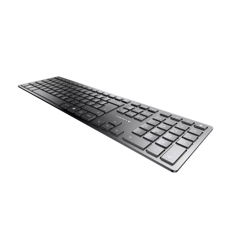 CHERRY KW 9100 teclado fino universal RF Wireless + Bluetooth QWERTZ negro