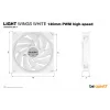 be quiet Light Wings White | 140mm PWM high-speed Triple-Pack ventilador para carcasa de PC 14 cm 3 uds.
