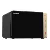 QNAP TS-664 NAS torre Intel® Celeron® N5095 8 GB DDR4 0 TB QNAP QTS negro, bronce