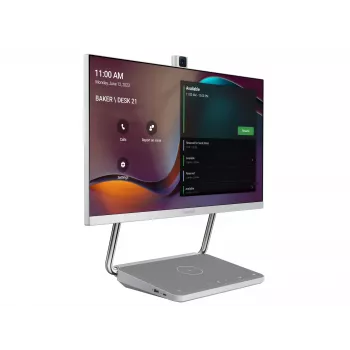 Barra de videocolaboración Yealink DeskVision A24 gris plata